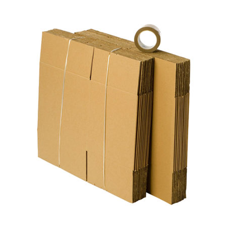 Lot de 20 cartons à livres